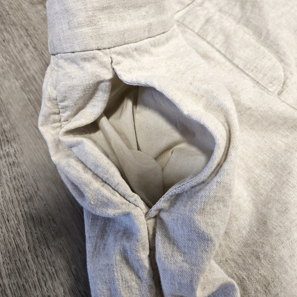 BANANA REPUBLIC High Rise Hayden Wide Leg Linen Blend Pants - Picture 6 of 9